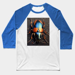 Oil Paint, Hyperrealism, Amazing Zoo Beetle Baseball T-Shirt